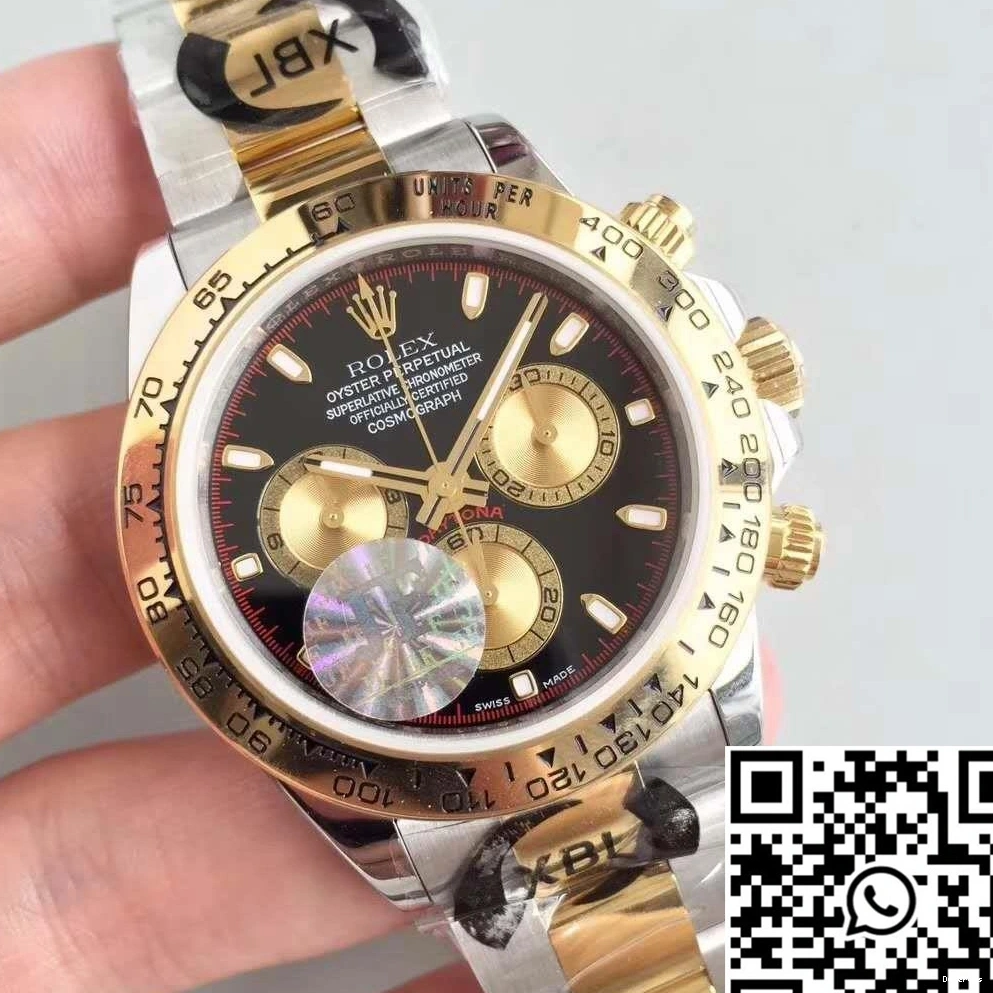 JF 116503 Factory Black Rolex Cosmograph Daytona Dial 0507